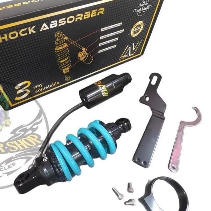 monoshock sonic supra gtr 150 shock tabung pisah klik rebound Nui Racing project
