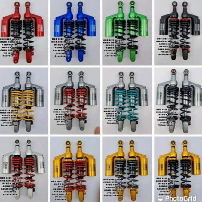 SHOCK BREAKER BLK DBS 711 PREMIUM G-SERIES CNC YAMAHA NMAX OLD UK345MM
