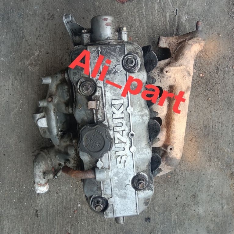 Cylinder Head Silinder Head Full Sett Suzuki Carry 1.0 CC Extra Original Copotan