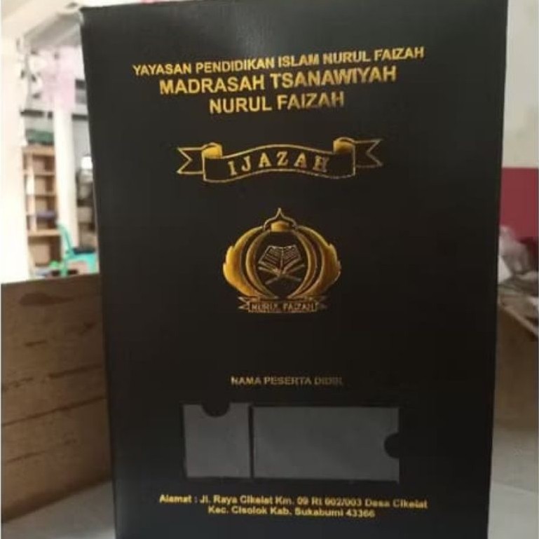 Map Raport k13 Foil embos isi plastik 12 lembar