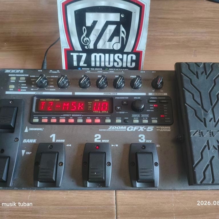 efek gitar zoom gfx5