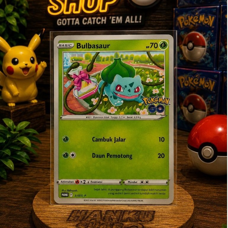Kartu pokemon go BULBASAUR