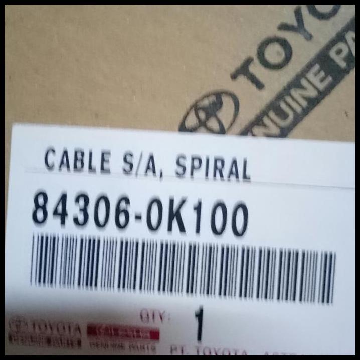 DISKON CABLE SPIRAL INNOVA/FORTUNER 2015-2017 84306-0K100 
