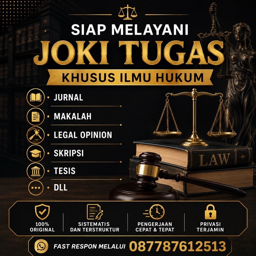 Jasa Joki Jurnal Hukum BACA DESKRIPSI