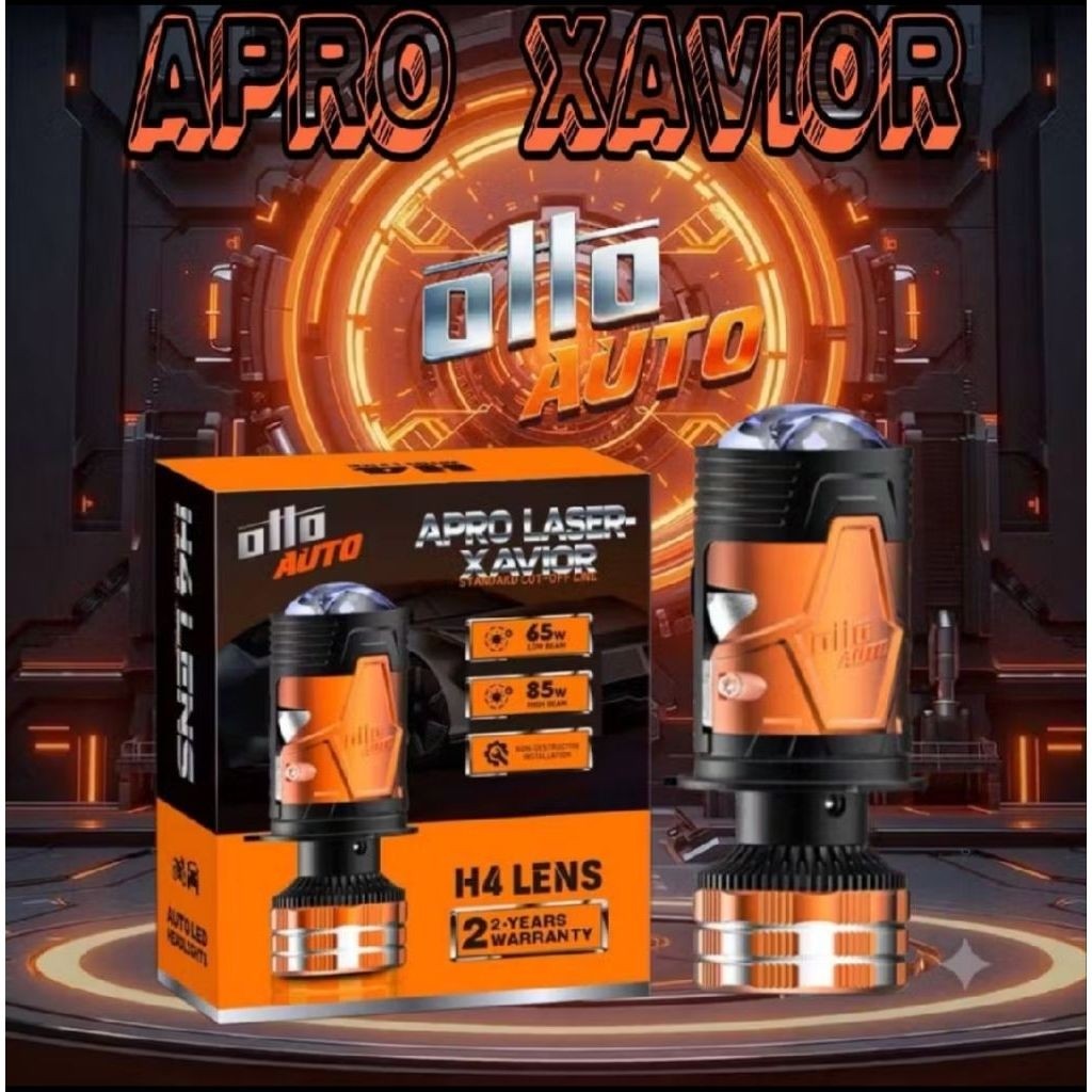Lampu H4 Otto Apro Laser 65/80Watt | H4 Otto Xavior (1PCS)