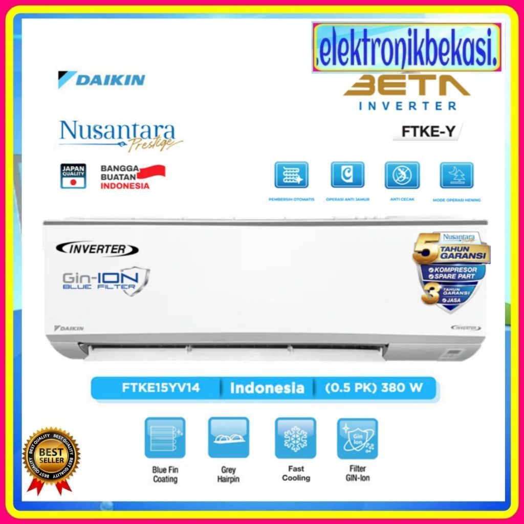 AC DAIKIN INVERTER INDONESIA CARGO / AC DAIKIN INVERTER FTKE KARGO / AC DAIKIN INVERTER FTKH