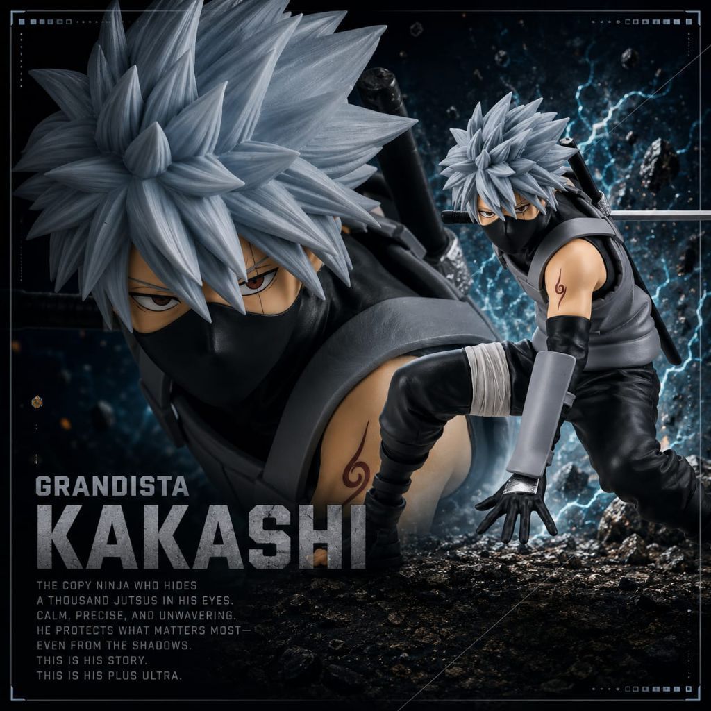 GRANDISTA KAKASHI FIGURE NARUTO ORIGINAL BANDAI