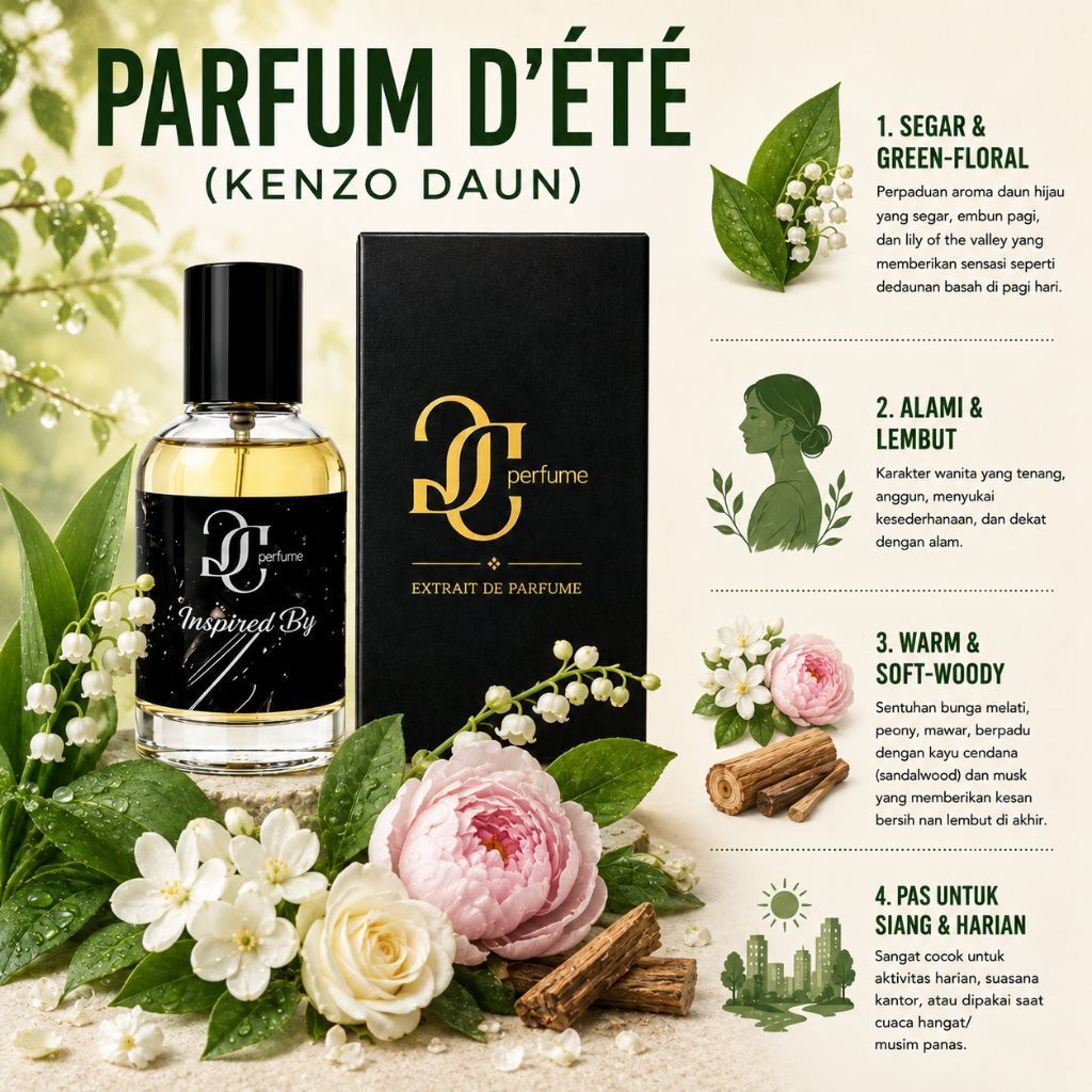 PARFUM D'ETE ( KENZO DAUN) parfum Wanita/Pria (Unisex) - Dc perfume