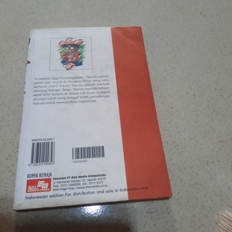 komik naruto vol 1 kolpri
