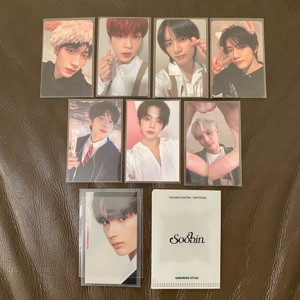 WANT TO SELL TXT PHOTOCARD SOOBIN YEONJUN TAEHYUN BEOMGYU HUENINGKAI TOMORROW X TOGETHER POB LUCKY D