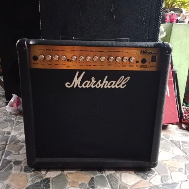 ampli gitar marshall mg50dfx bekas