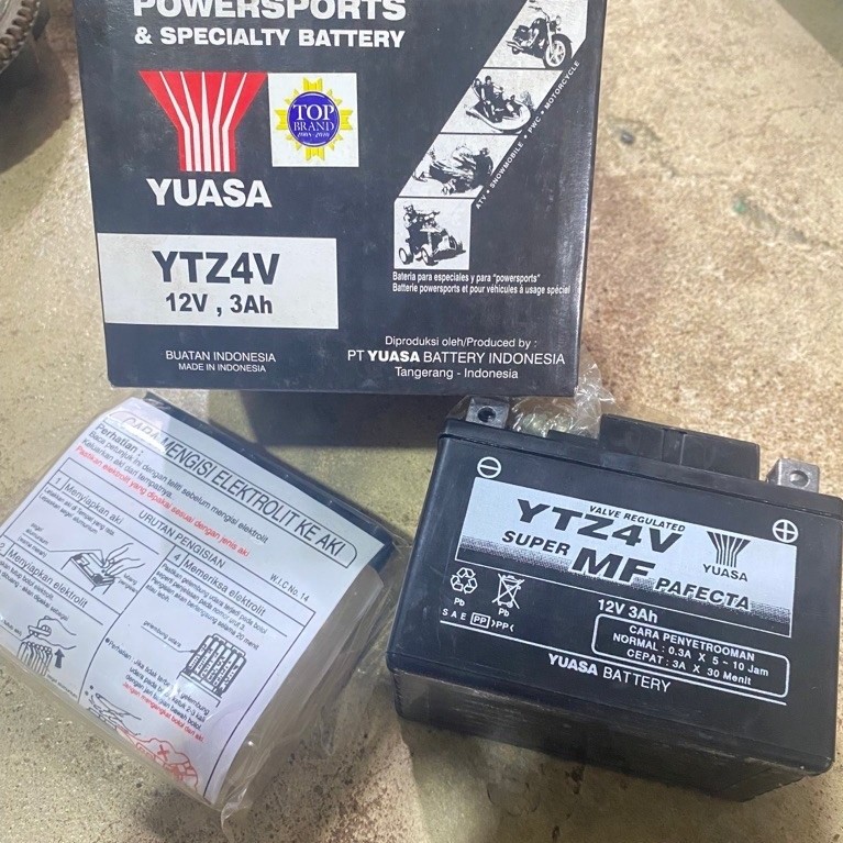 Yuasa Aki Motor YTZ4-V MF 100% ORIGINAL