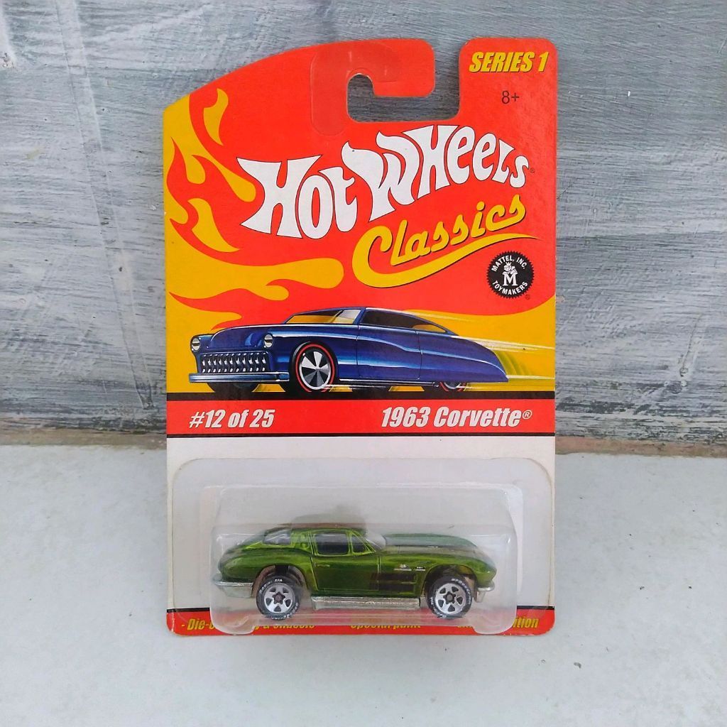 Diecast Hot Wheels Classics 63 Split Window Corvette 1963