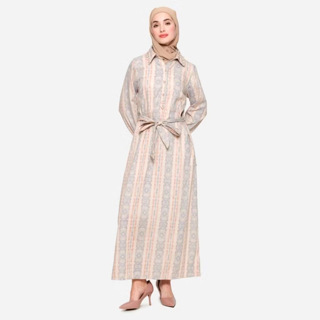 EXPAND Sarimbit Alifa Dress Muslim Wanita 008.55381 Gamis Expand Lengan Panjang