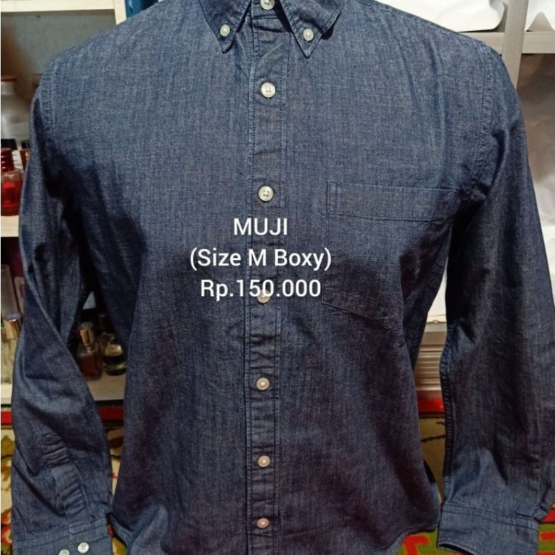Kemeja Denim MUJI OriginaL
