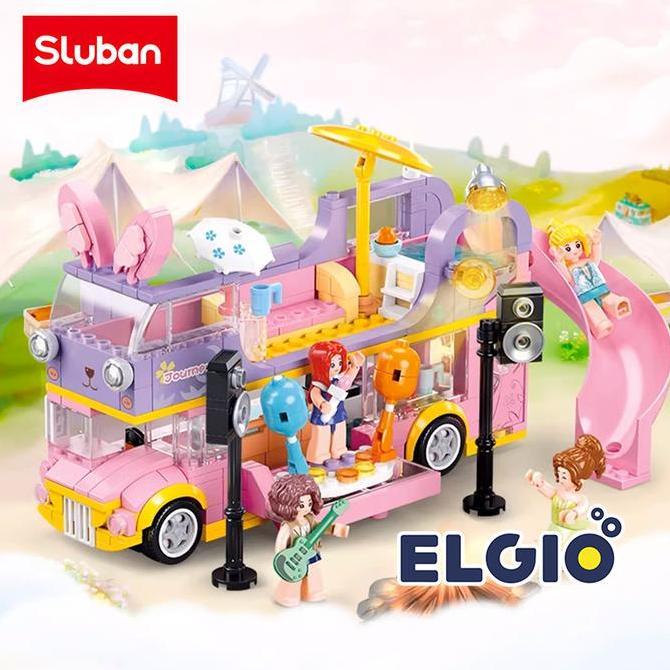 Sluban Bricks Mobil RV Theater Car Music B1165