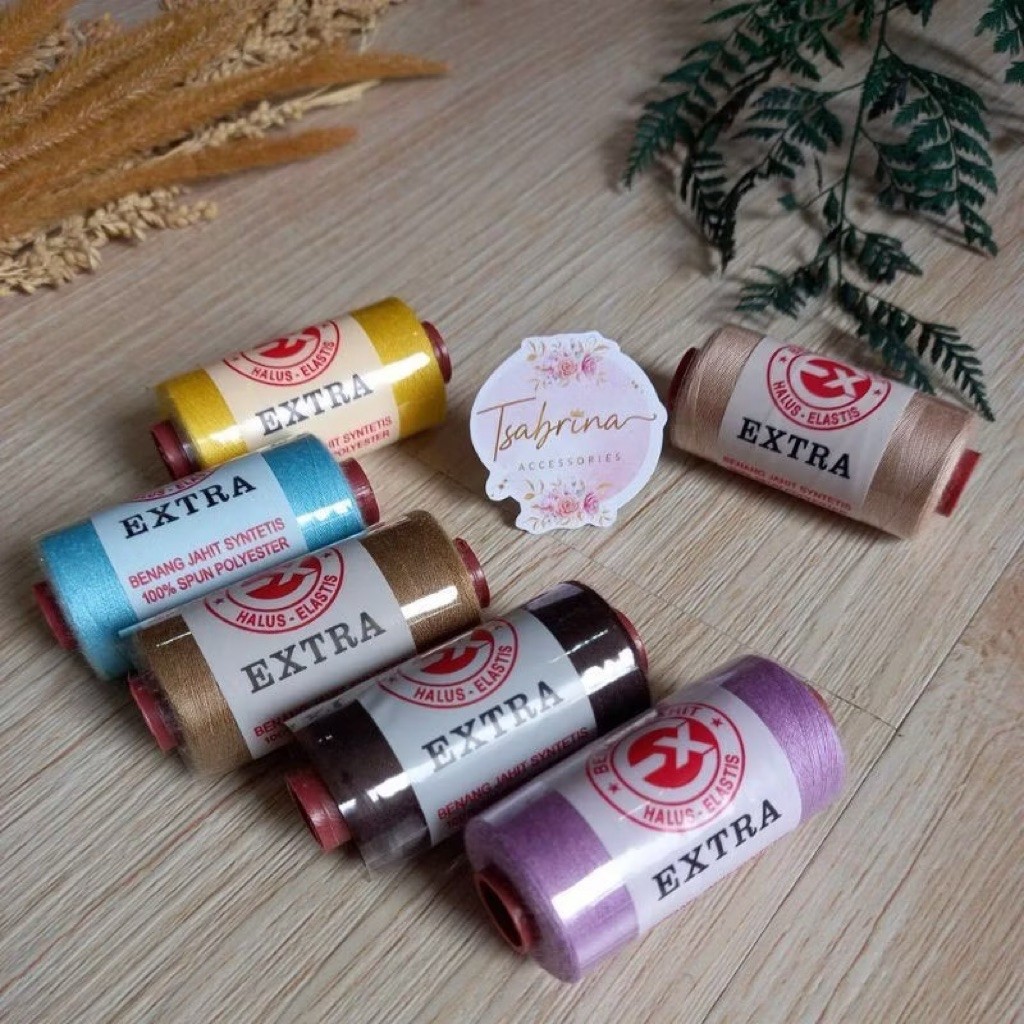 Benang Extra Warna Lengkap - Satuan / Per Roll Jahit
