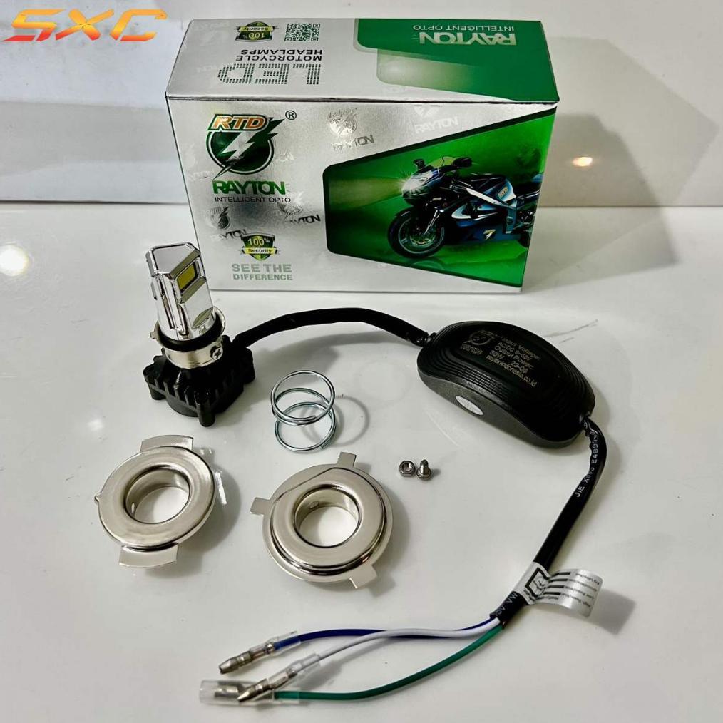 BIG SALE LAMPU LED 6 SISI MERK RTD ORIGINAL  | LAMPU LED MOTOR H6 H4 AC DC ICC 6 MATA ORIGINAL | RTD
