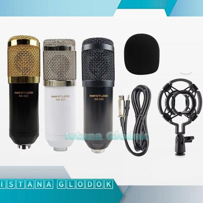 Marshal- Paket Recording Smule Mic Condenser Bm800 Taffre Full Set