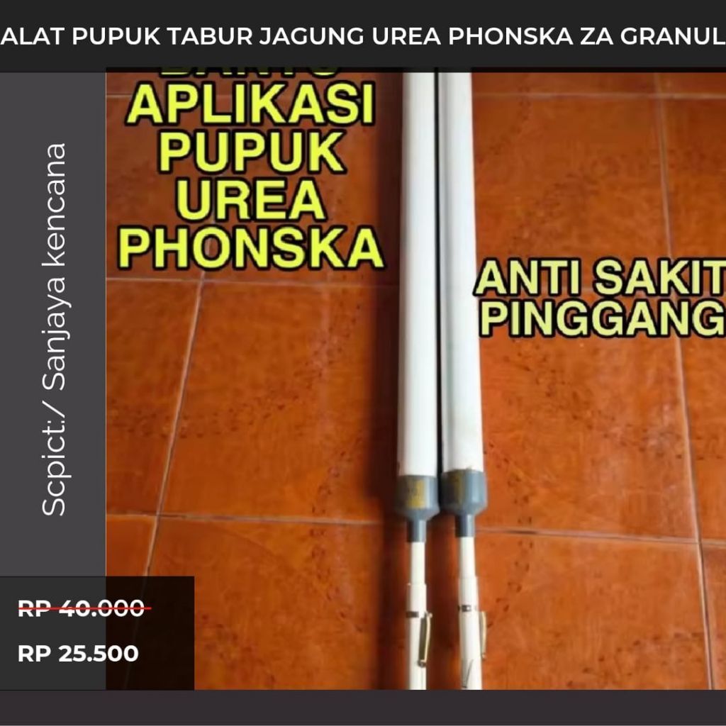 Promo Alat Pupuk Tabur Jagung Urea Phonska ZA Granul