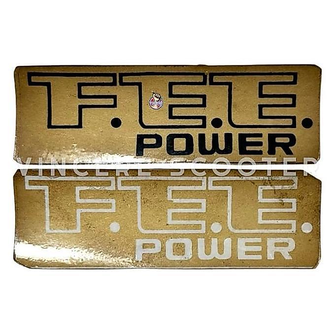 STIKER TEPONG SAMPING FEE POWER NOS VESPA PX SPORT PS STRADA EXCLUSIVE RESTOCK