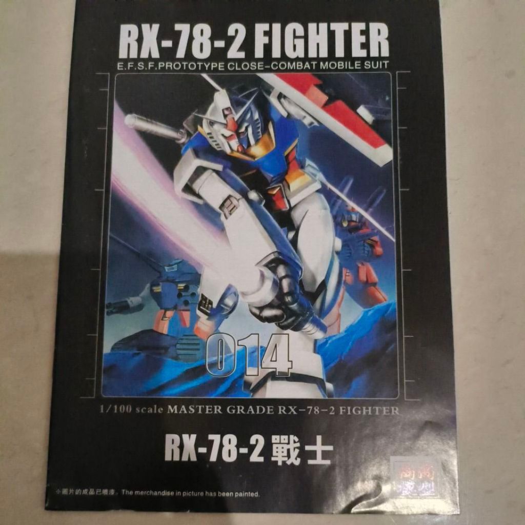 Manual Book MG 1/100 Gundam Rx78-2 TT Hongli