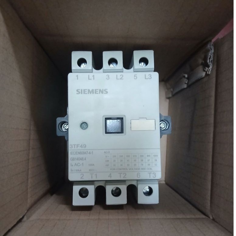CONTACTOR/KONTAKTOR SIEMENS 3TF49 100A COIL 220V AC-