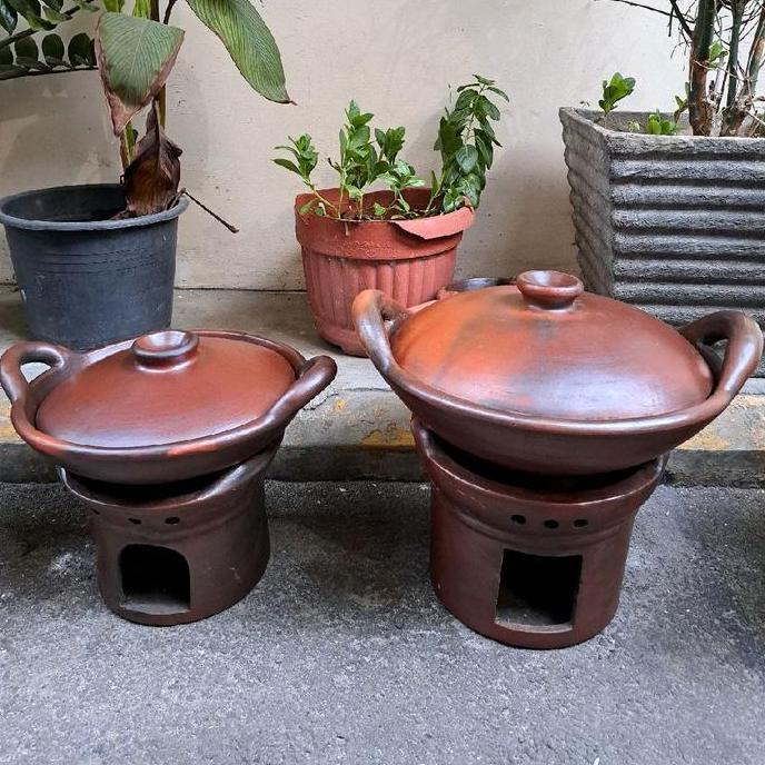 wajan 40cm set anglo kuali prasmanan gerabah