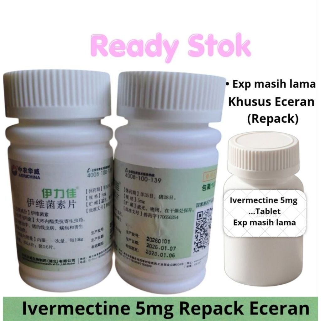 Ivermectine Inver Iver Mectine 5mg Eceran Repack Harga Per Eceran Scabies Kudis Parasit