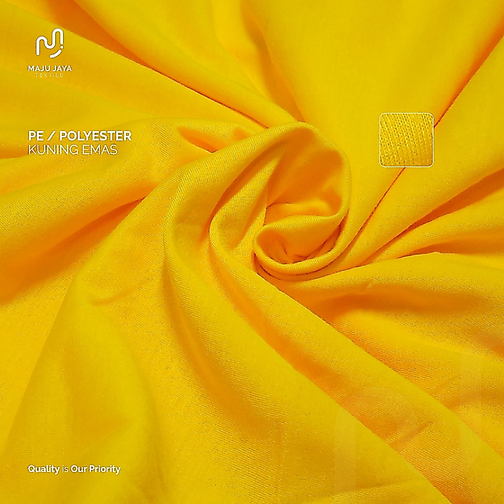 MAJU JAYA TEXTILE - Kain PE 40s 45 DK / Bahan Kaos Polyester 40s 45 Double Knitting - Warna Sedang