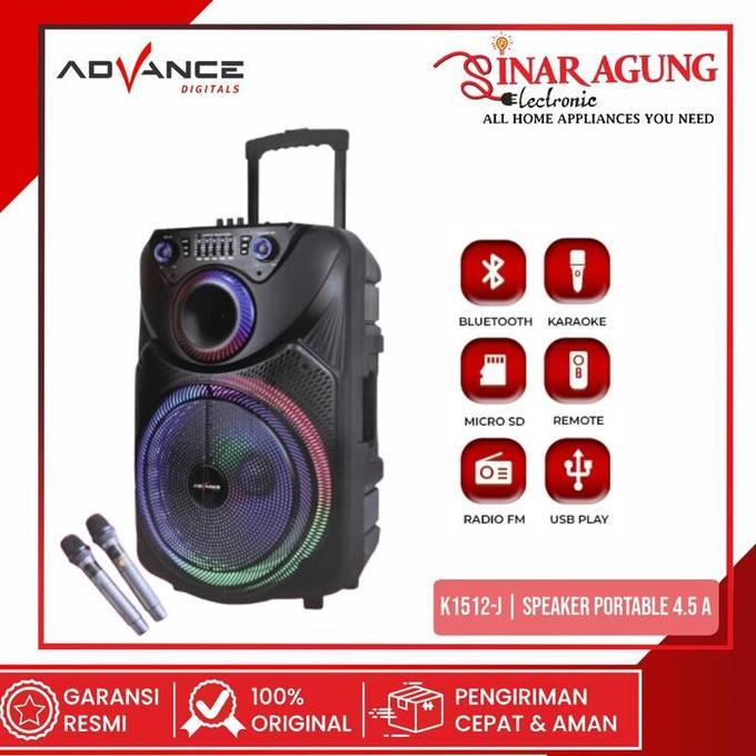 IROSAKA ADVANCE K1512-J / K1512J PROFESSIONAL PARTY SPEAKER SYSTEM 4.5A