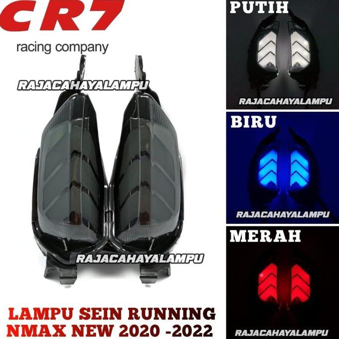 EVAHI Sepasang Lampu Sein LED Running Pnp Nmax New Sein Depan Running Pnp Nmax All New