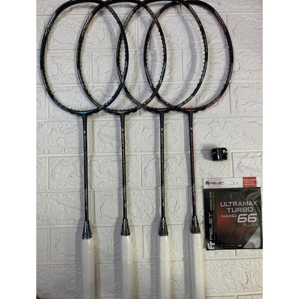 Raket Badminton FELET SPORT FORCE FR KUAT 40LBS ORIGINAL