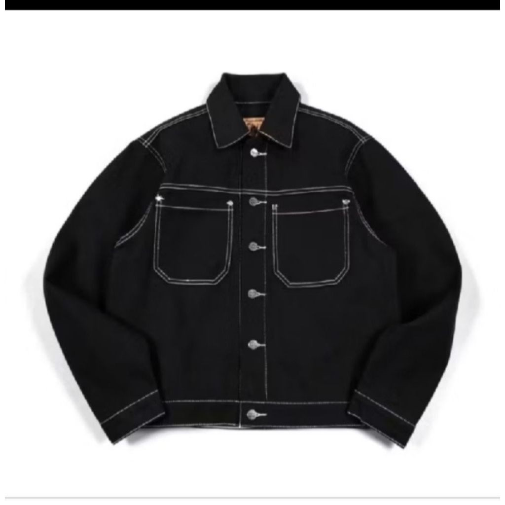 Denim Black Jacket THANKSINSOMNIA (SZ:L)