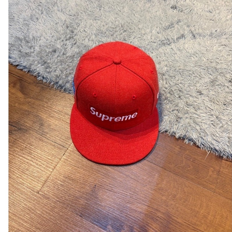 Topi Fitted new Era Supreme Box logo world famous