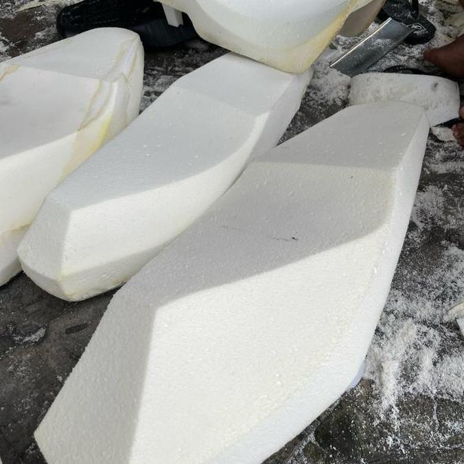 jok busa  latex tanam motor sudah di bentuk  siku tanpa kulit semua jenis motor beat vario scopy nma