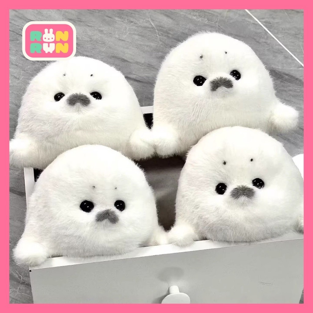 [RUNRUN] Keychain Seal Anjing Laut Putih Boneka