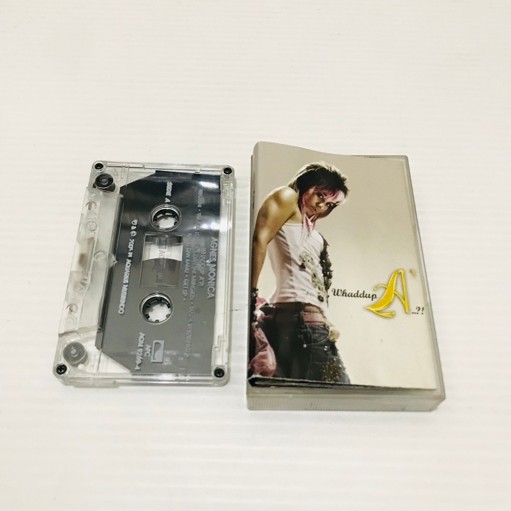 Kaset Pita AGNES MONICA - Album Whatddup A,? - Kaset Pita Original