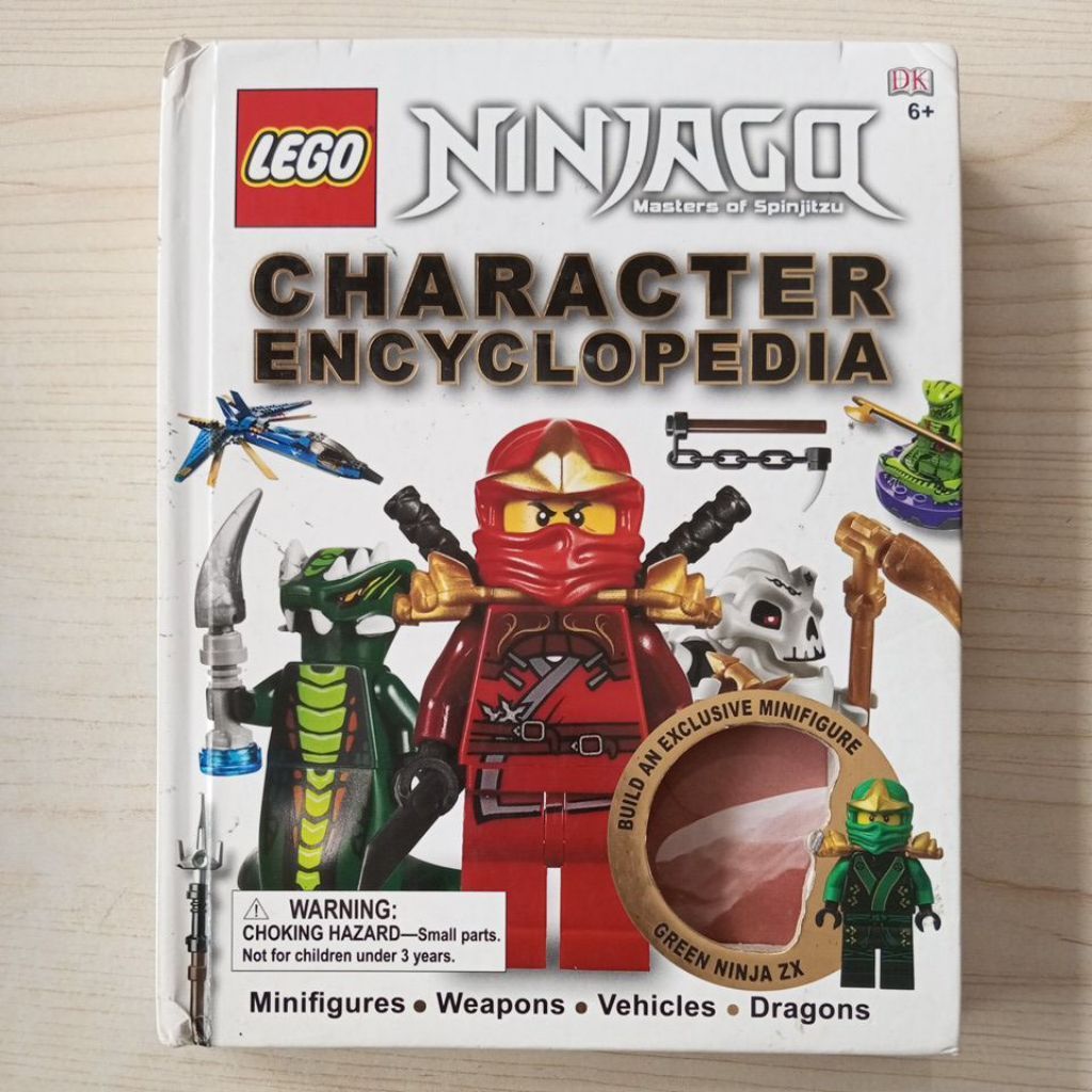BUKU LEGO NINJAGO MASTERS OF SPINJITZU CHARACTER ENCYCLOPEDIA