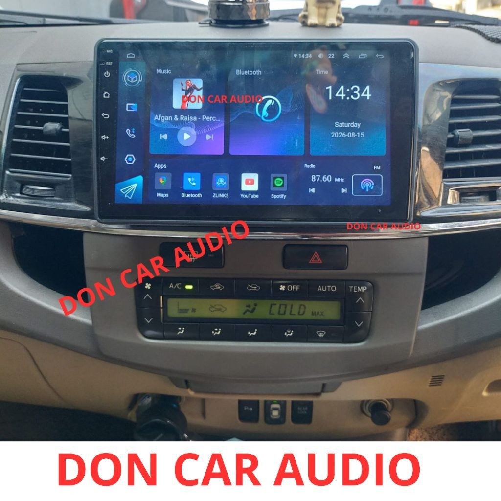 Frame Head unit android Toyota Fortuner 10/9 Inch 2005-2016 -