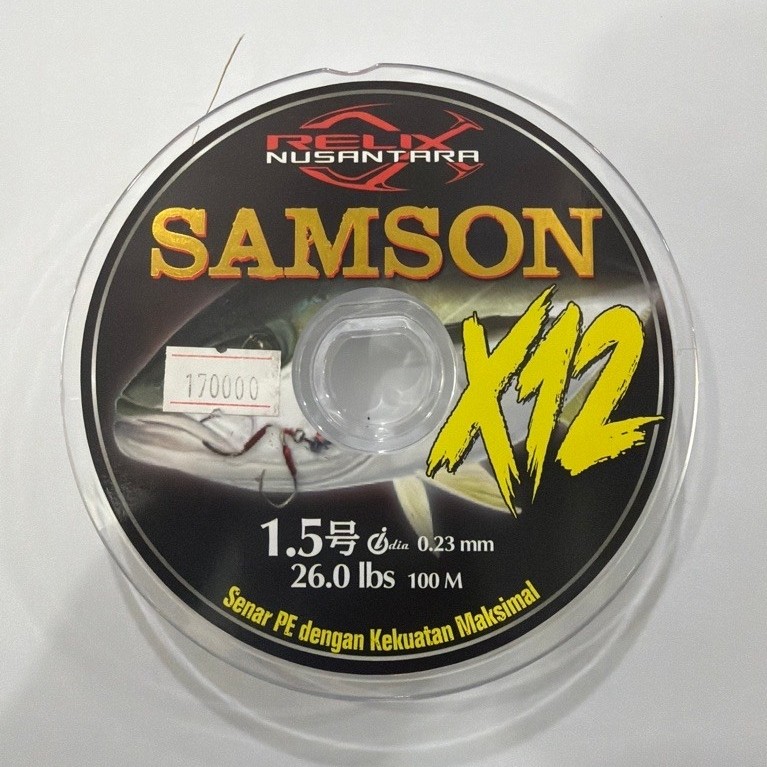 Benang PE Relix Nusantara Samson X12 / Pe Samson X12 100m