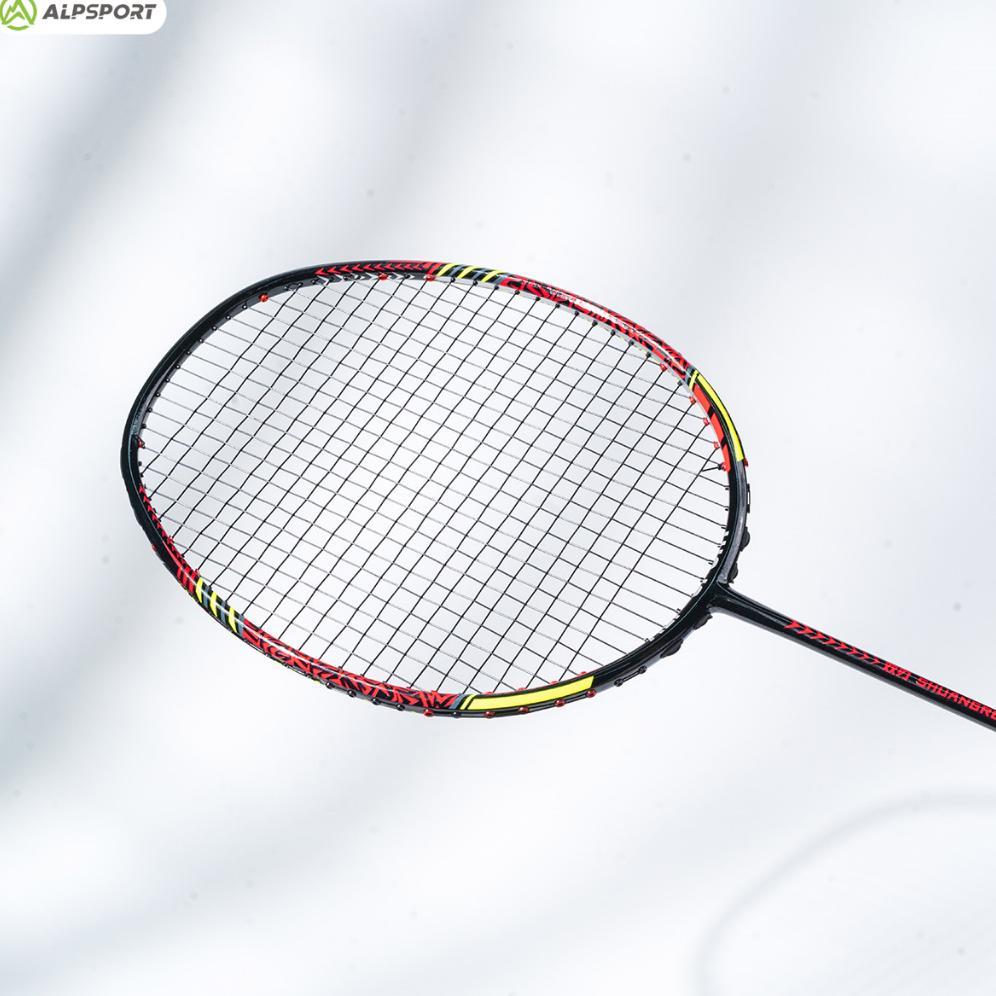 BESTPROMO ALPSPORT SR 9U 58G MAX 35LBS T800 RAKET BULU TANGKIS DUA SISI WARNA G5 100% PERSEN ASLI SE