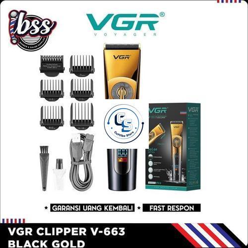 VGR CLIPPER V-663 BLACK GOLD CLIPPER CORDLESS