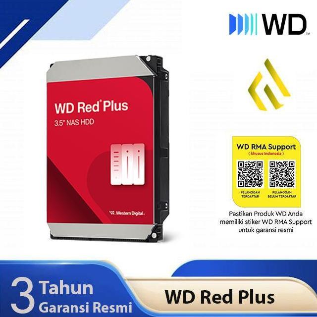 WD Caviar RED PLUS 2TB 4TB 6TB 8TB 10TB 12TB 14TB - NAS HDD