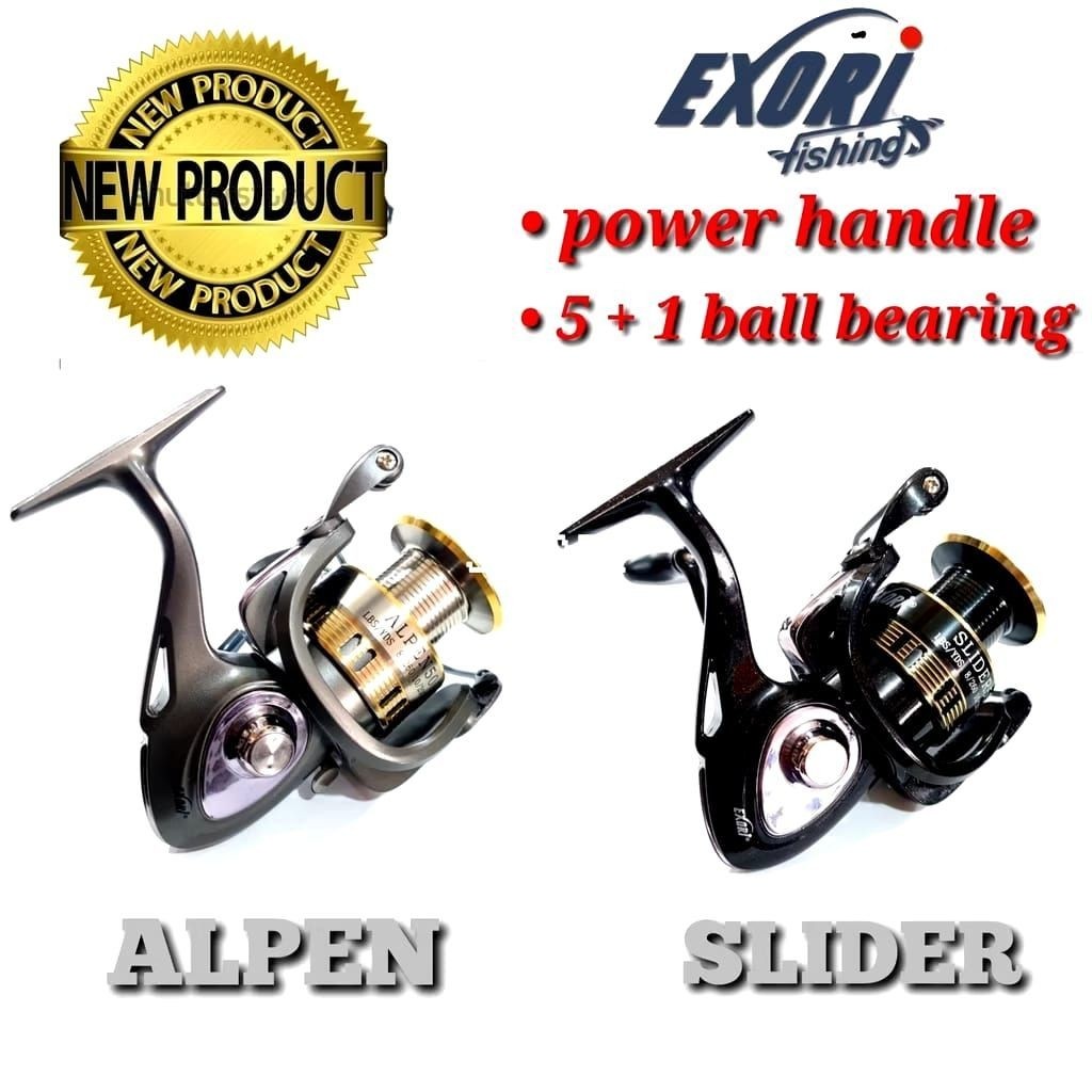REEL PANCING EXORI SLIDER DAN ALPEN 5000 | 5+1 BALL BEARINGS |