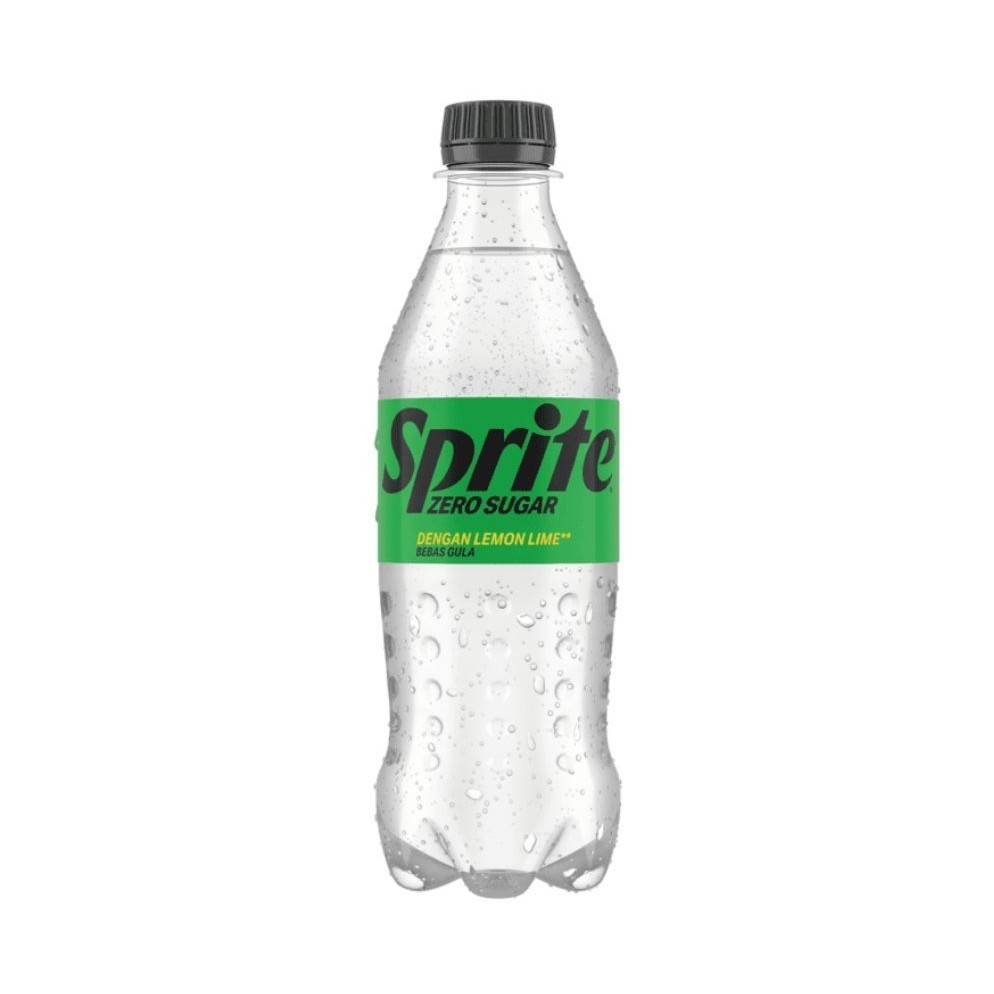 Sprite Zero botol 390 mL 1 Krat