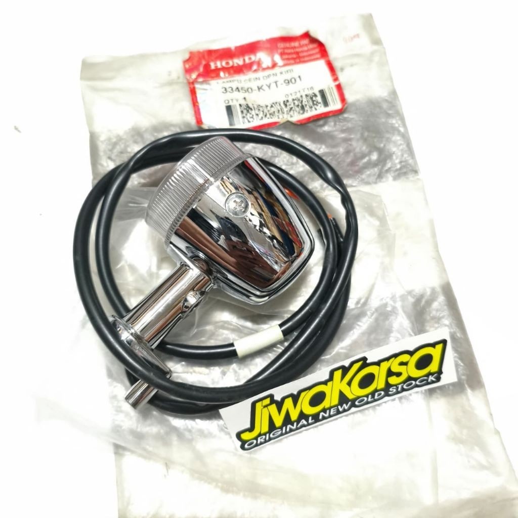 Lampu Sein Sen Ritting Assy Bagian Depan kiri Honda Scopy Karbu Scoopy Karbu Old Lama Asli Original 