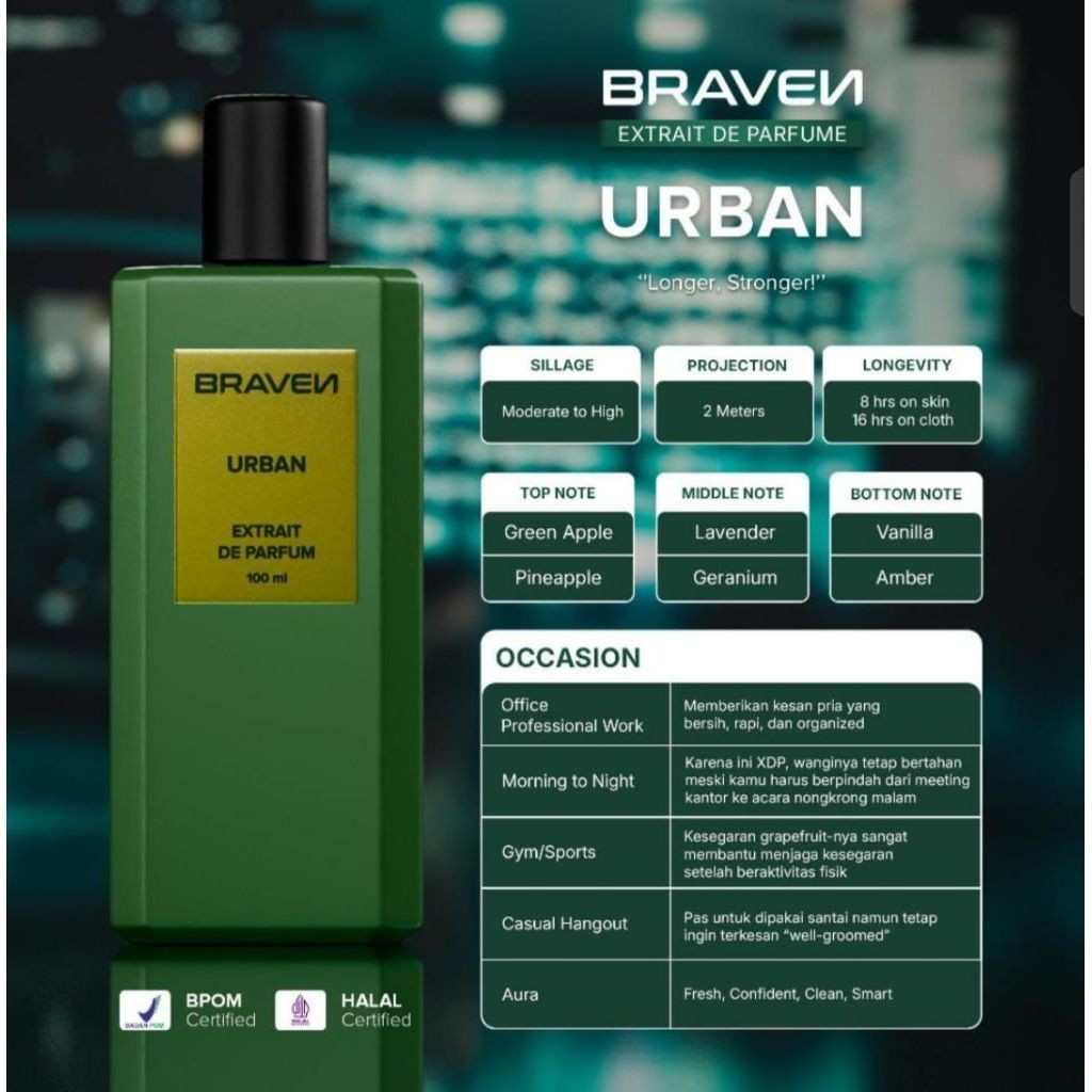 BARU SEGEL BRAVEN URBAN EXTRAIT MURAH