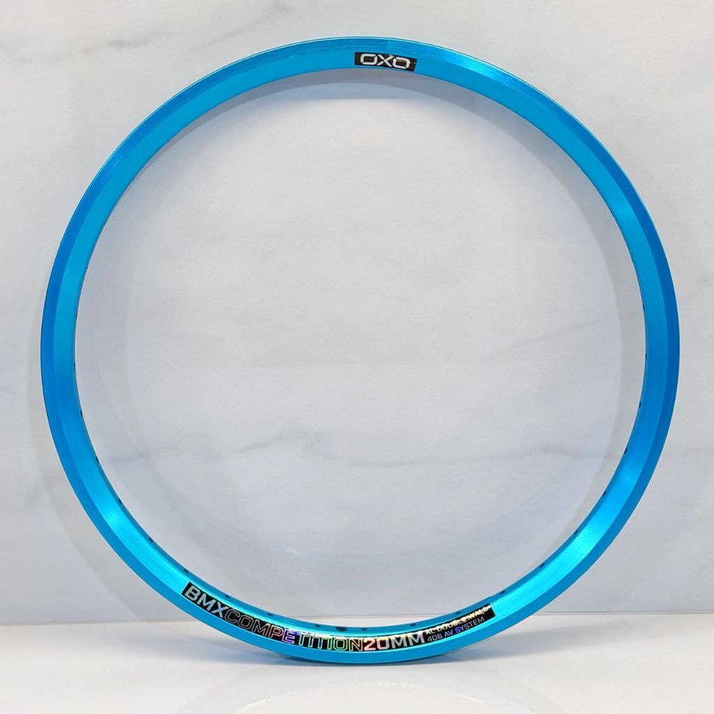 Velg Sepeda BMX 20 inchi Velg OXO BMX Competition 36hole 20mm Alloy Double wall black rims OXO