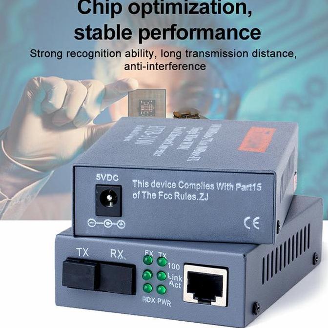 Promo HTB3100 A+B Fiber Optic Optical Media Converter HTB-3100 RJ45 HTB 3100 Diskon